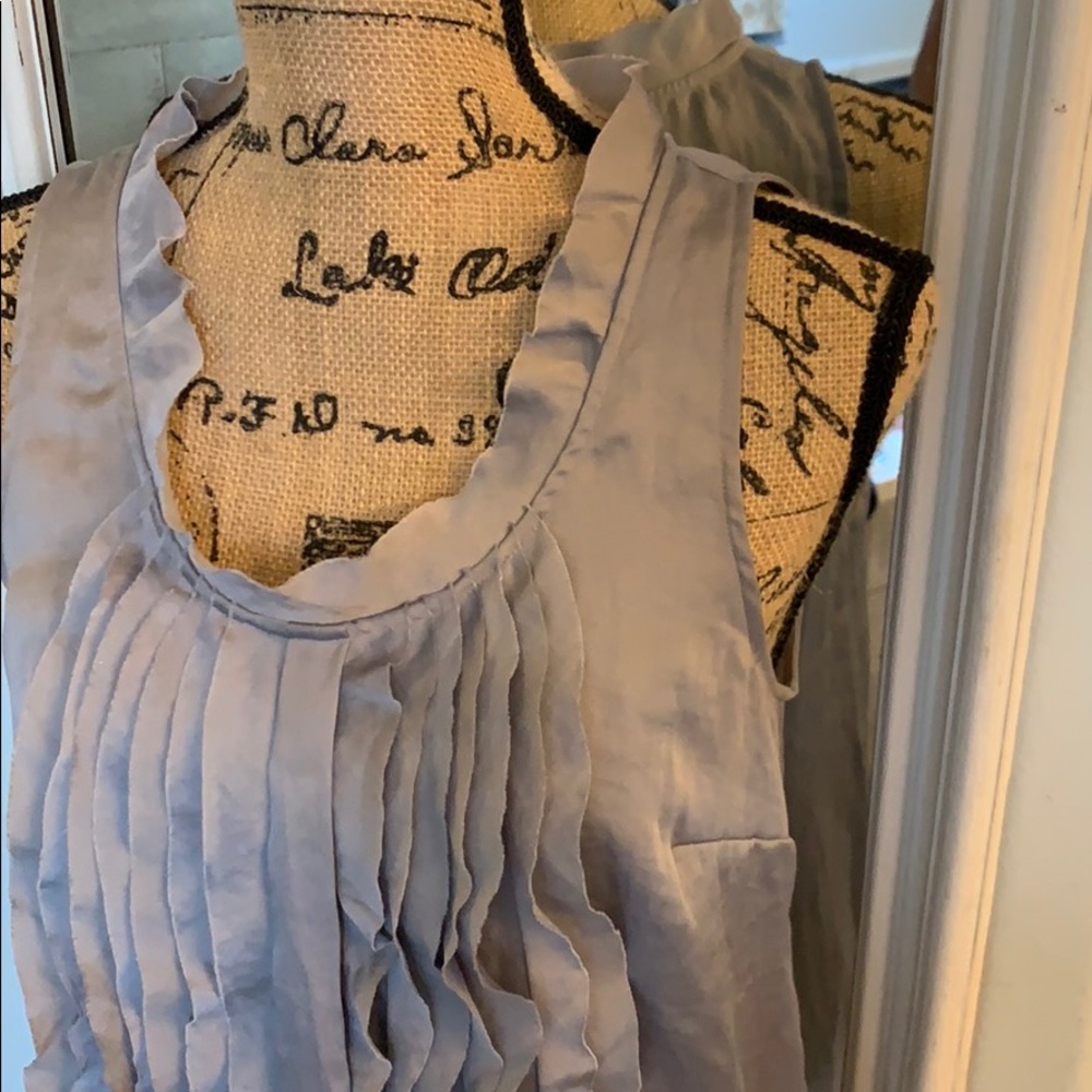 Loft Vertical Ruffle Tank - Picture 2 of 6